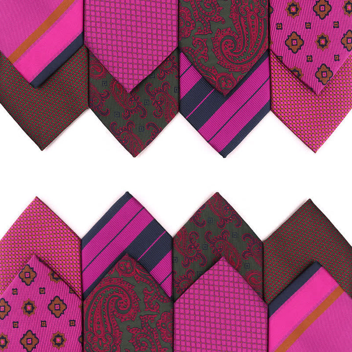 Cravate pour homme de la série Vibrant Medium Violet Red