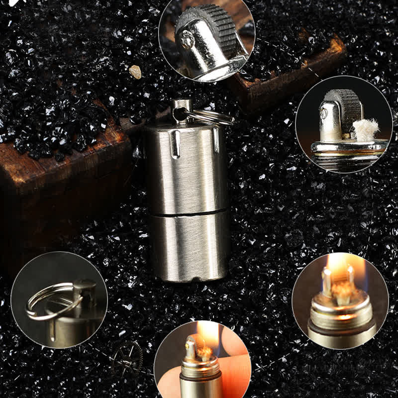 Mini briquette à kérosène portable à recharger par capsule