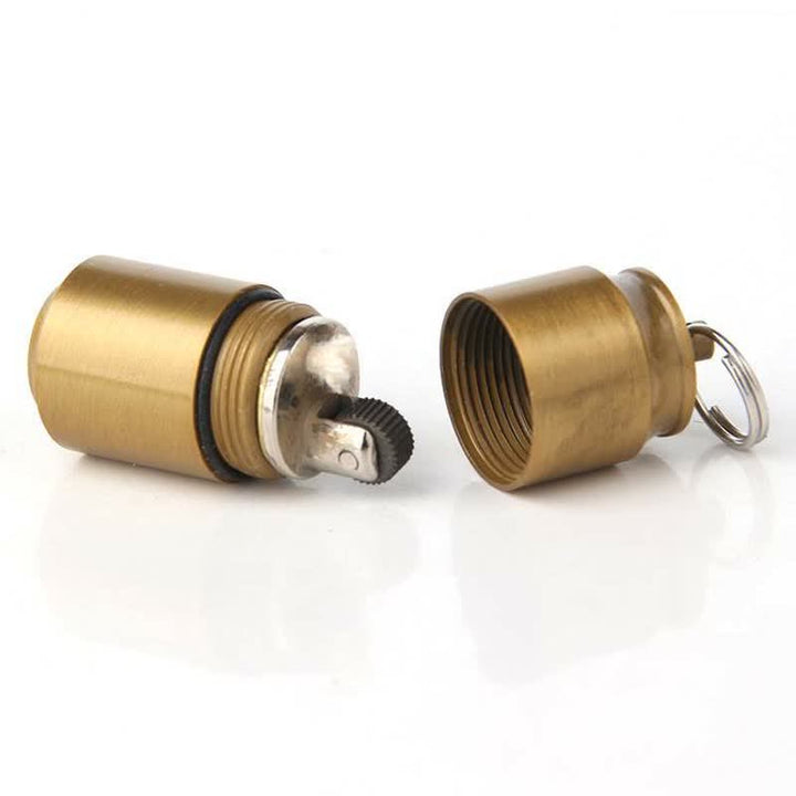 Mini briquet à pétrole rechargeable en forme de canette