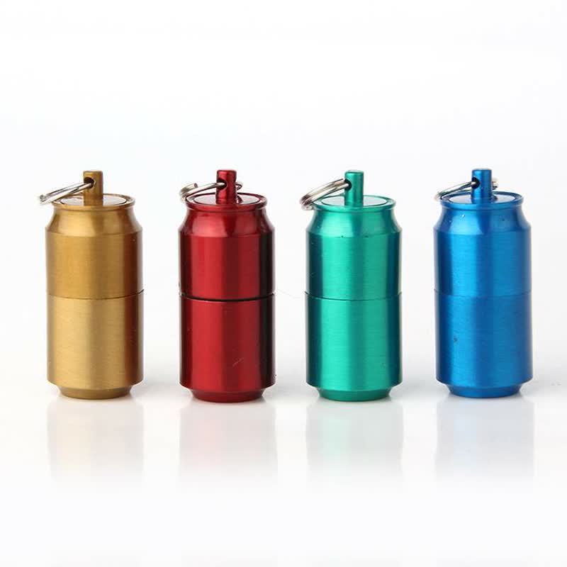 Mini briquet à pétrole rechargeable en forme de canette