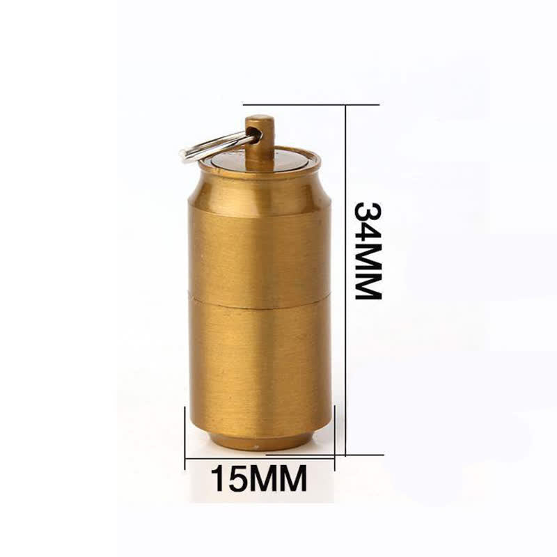 Mini briquet à pétrole rechargeable en forme de canette