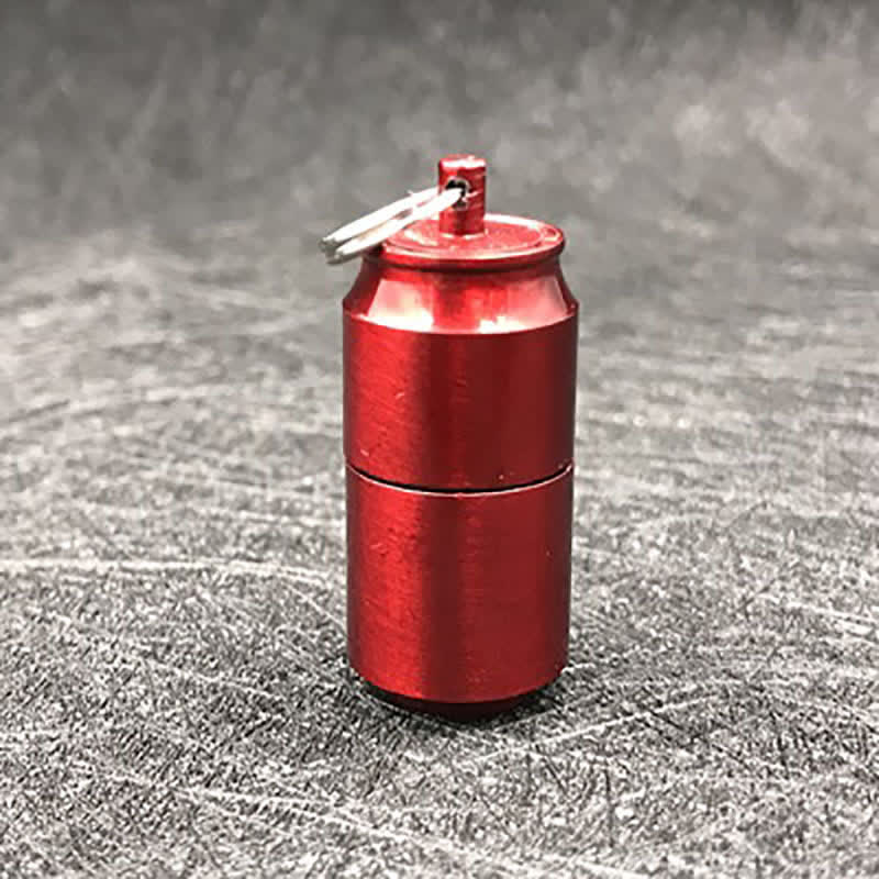 Mini briquet à pétrole rechargeable en forme de canette