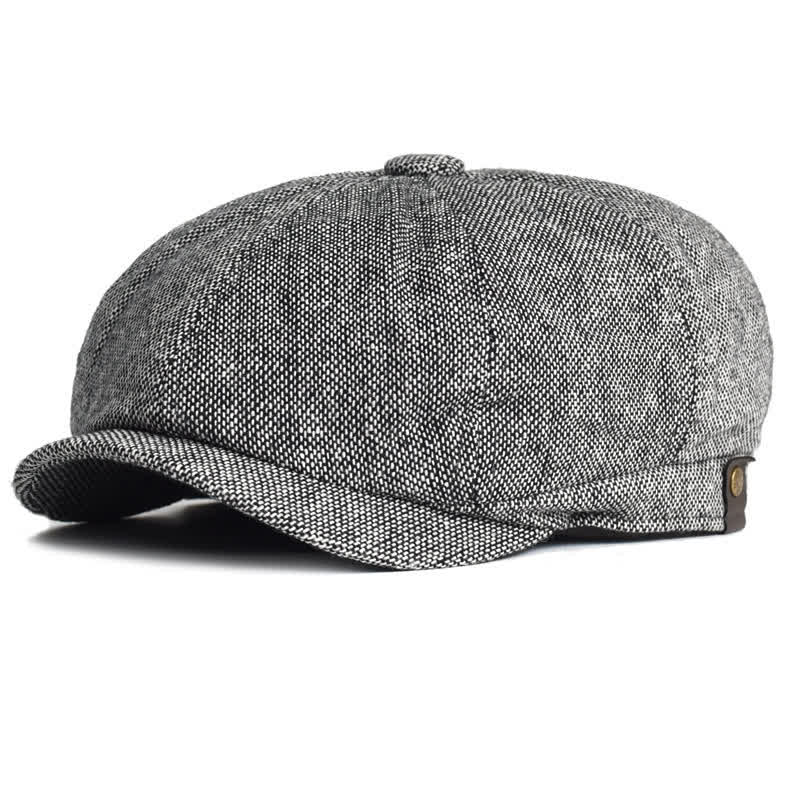 Béret octogonal classique et polyvalent pour vendeur de journaux
