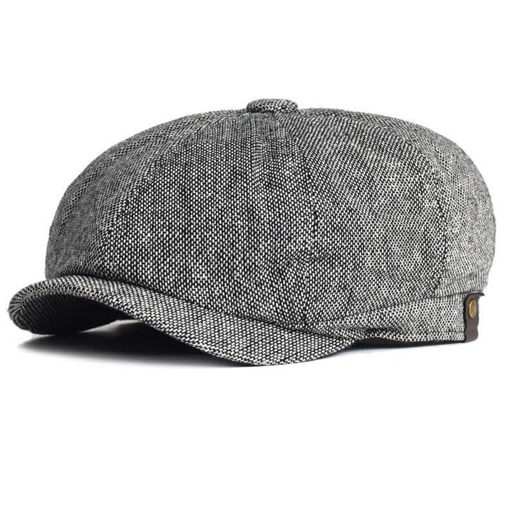 Béret octogonal classique et polyvalent pour vendeur de journaux
