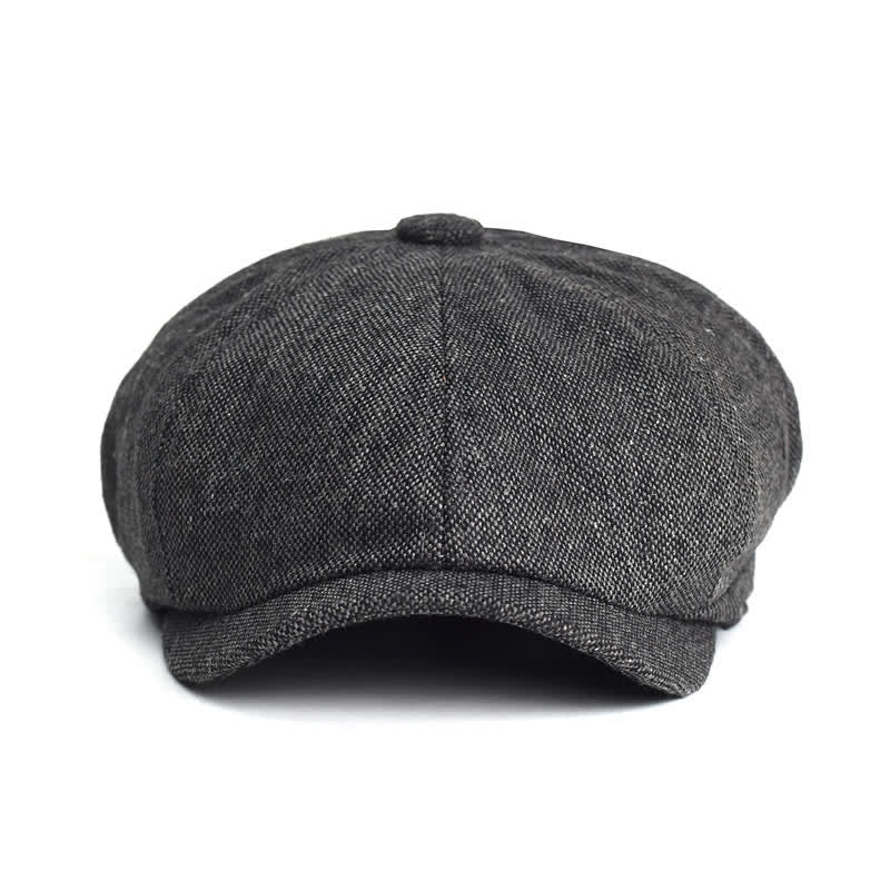 Béret octogonal classique et polyvalent pour vendeur de journaux