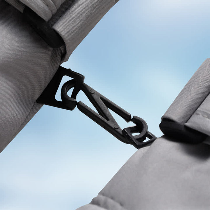 Gants imperméables doublés en polaire pour ski en plein air