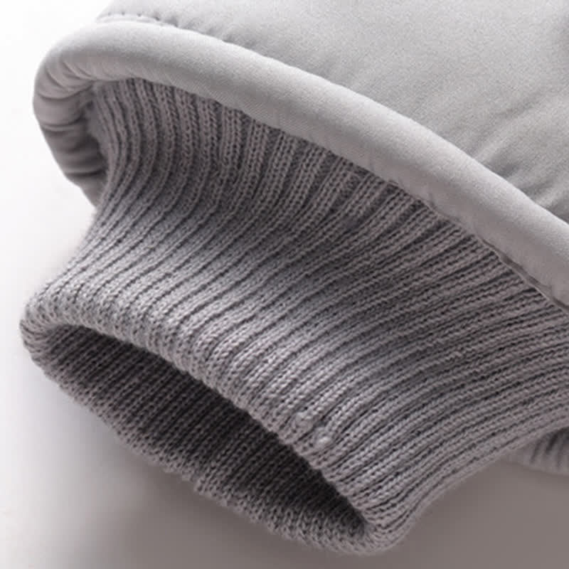 Gants imperméables doublés en polaire pour ski en plein air