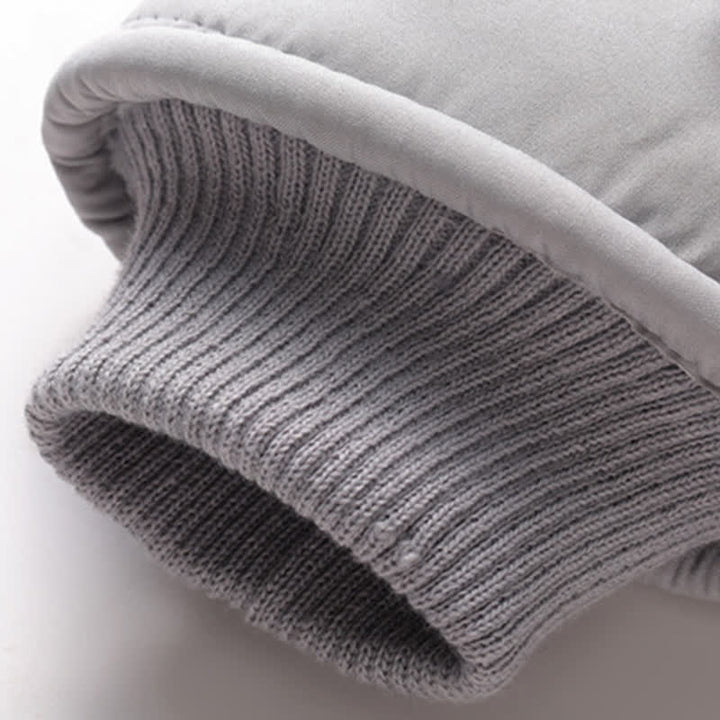 Gants imperméables doublés en polaire pour ski en plein air