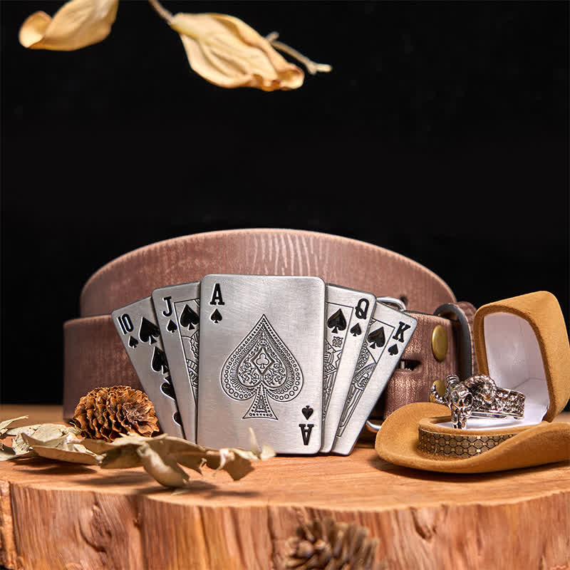 Ensemble de boucles de briquet à faire soi-même Ace Poker avec anneau de chèvre fantôme