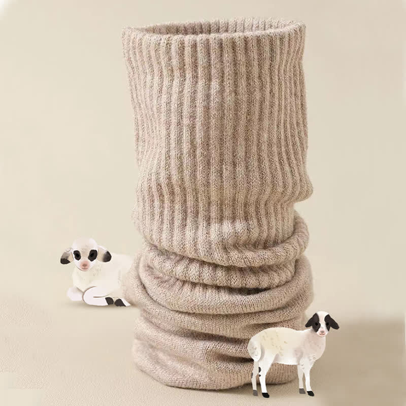 Chaussettes de sport mi-mollet en laine mélangée à bout fendu pour homme