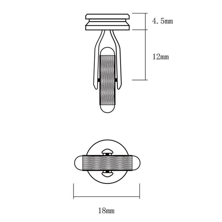 Boutons de manchette en laiton de style antique pour hommes