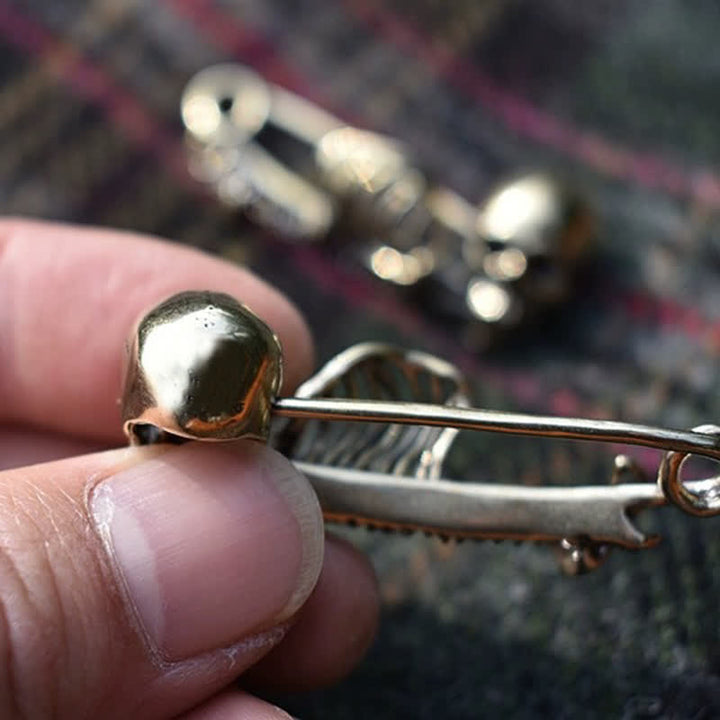 Broche crâne mystique Dark Elegance