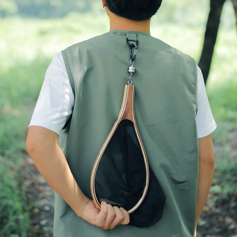Porte-clés avec boucle magnétique et ressort pour filet