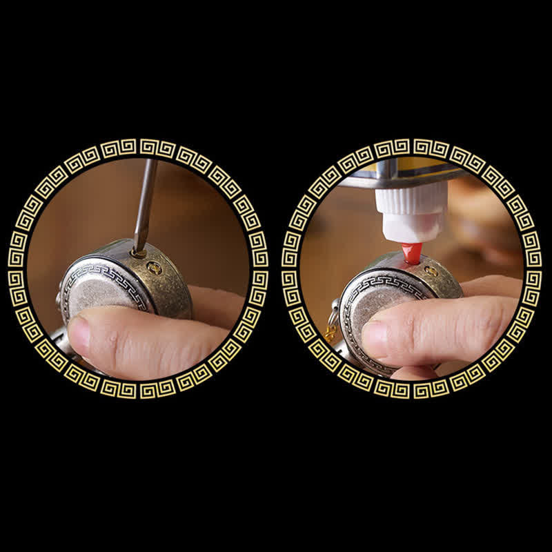 Briquet à huile rechargeable antique vintage Rougn