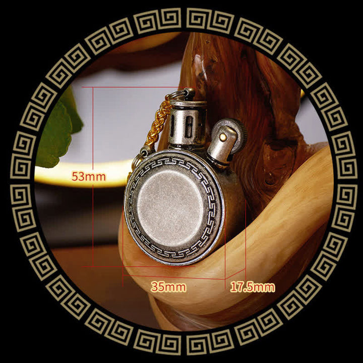 Briquet à huile rechargeable antique vintage Rougn