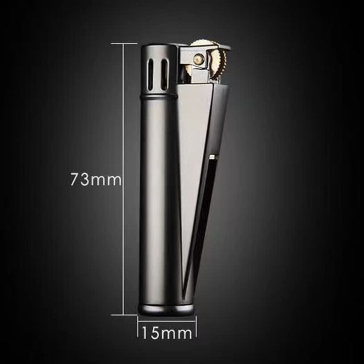 Briquet à kérosène rechargeable cylindrique simple et chic