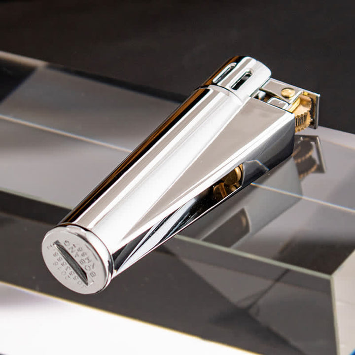 Briquet à kérosène rechargeable cylindrique simple et chic