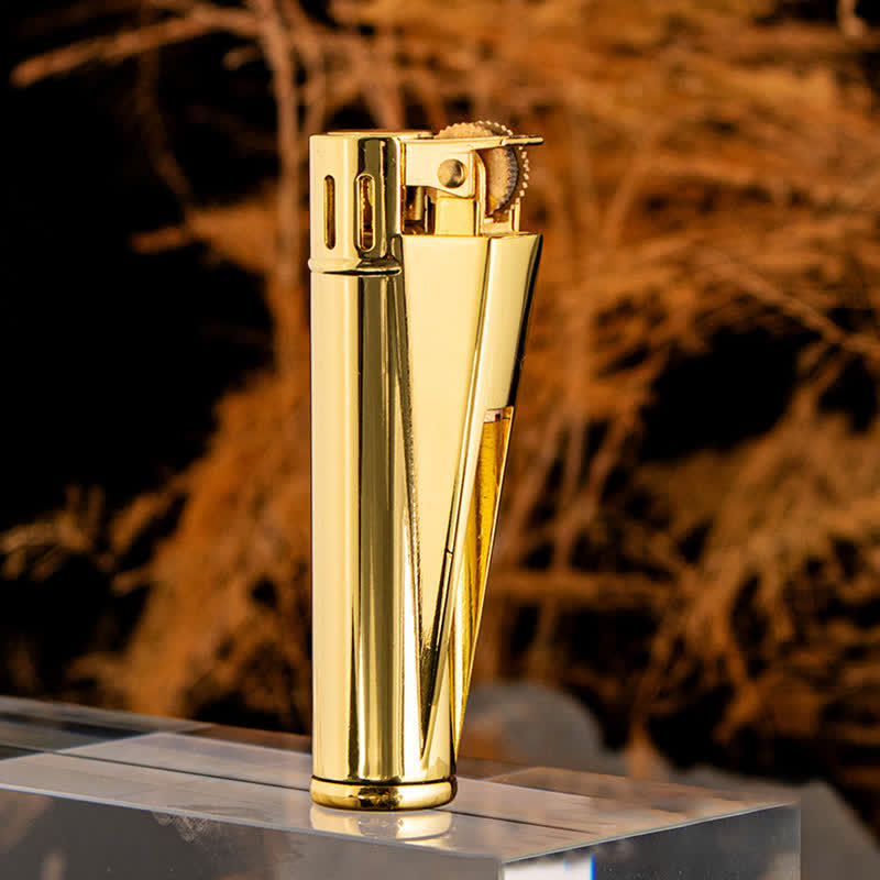 Briquet à kérosène rechargeable cylindrique simple et chic