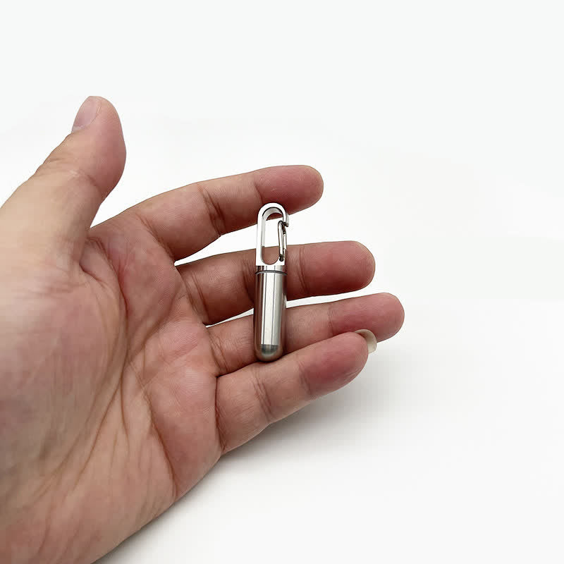 Petit pilulier portable porte-clés