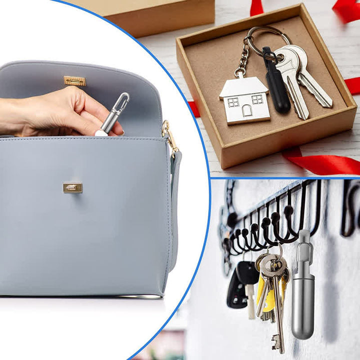 Petit pilulier portable porte-clés
