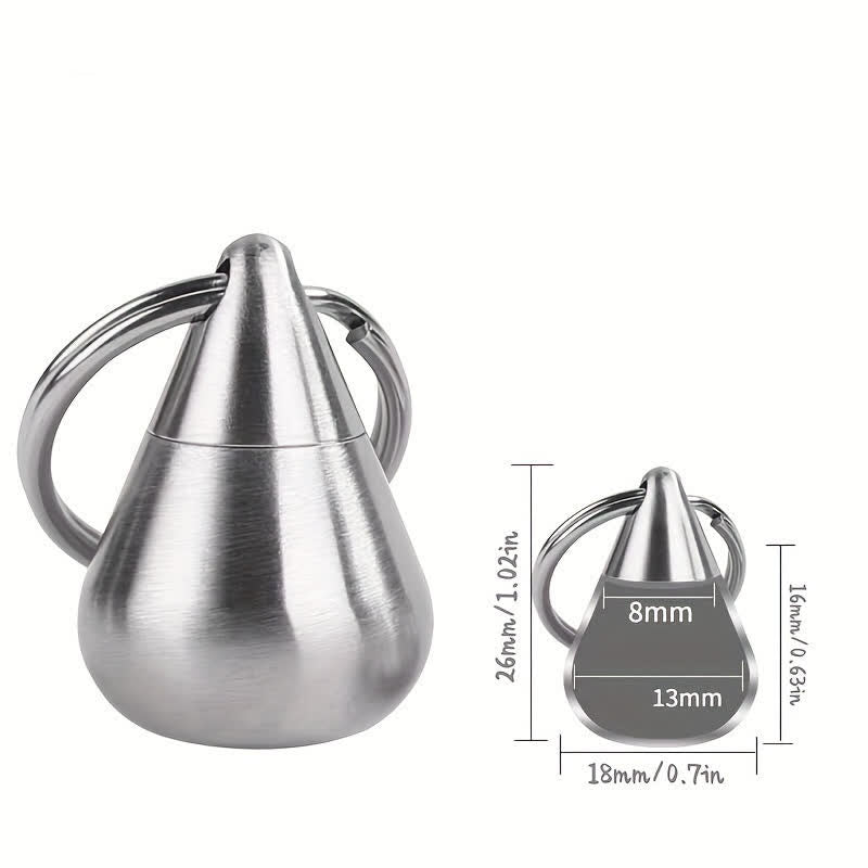 Petit pilulier portable porte-clés