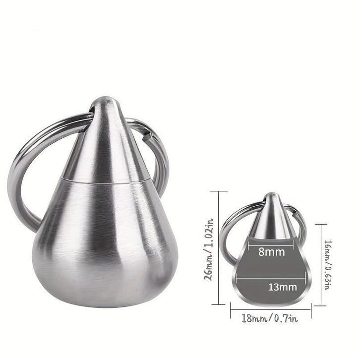 Petit pilulier portable porte-clés