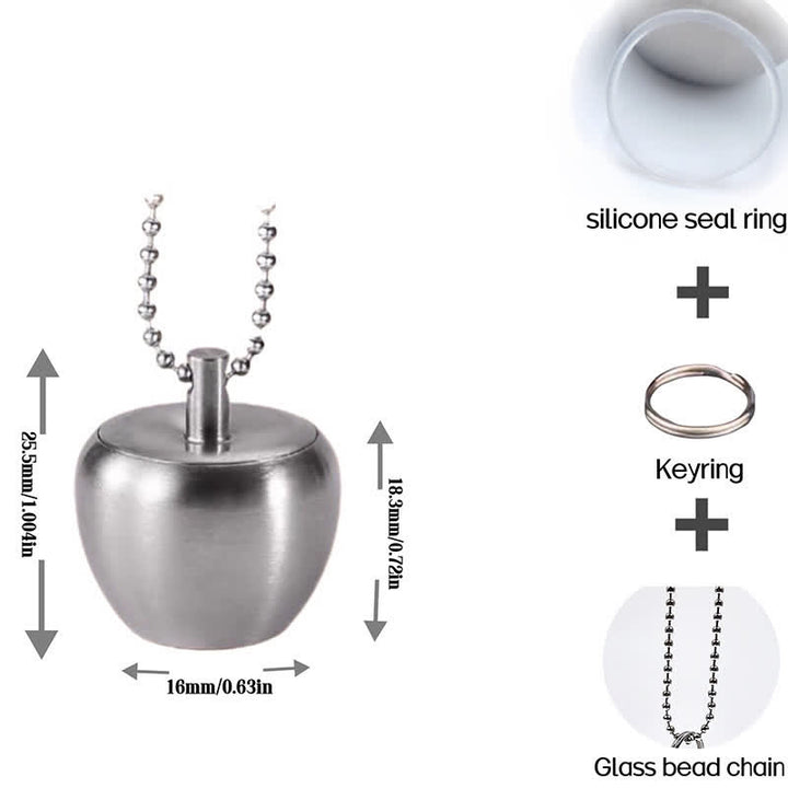 Petit pilulier portable porte-clés