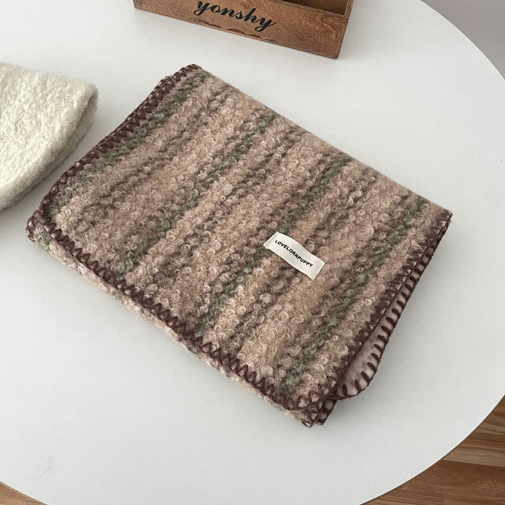 Écharpe à carreaux ultra-affleurante unisexe pour accessoires d'hiver