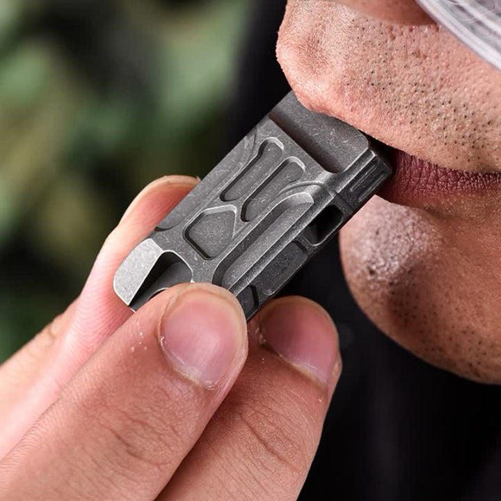 Sifflet d'urgence à décibels élevés, porte-clés de survie