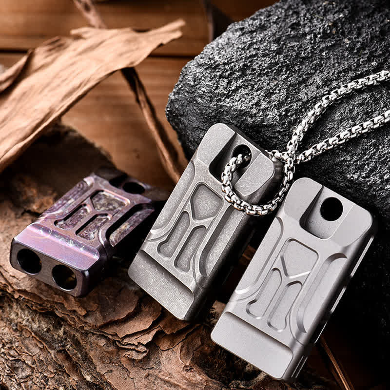 Sifflet d'urgence à décibels élevés, porte-clés de survie