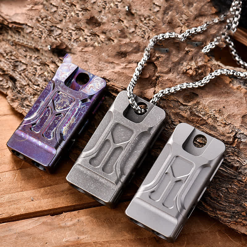 Sifflet d'urgence à décibels élevés, porte-clés de survie