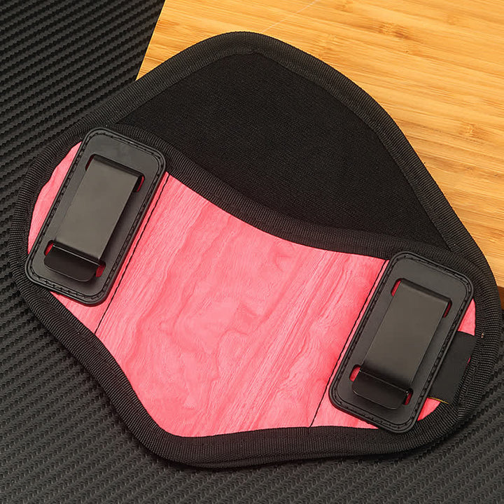 Sac ceinture tactique d'extérieur en cuir avec clip