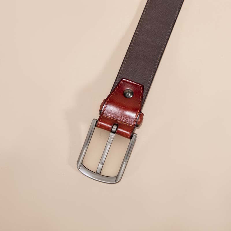 Ceinture en cuir d'alligator à motif crocodile exotique