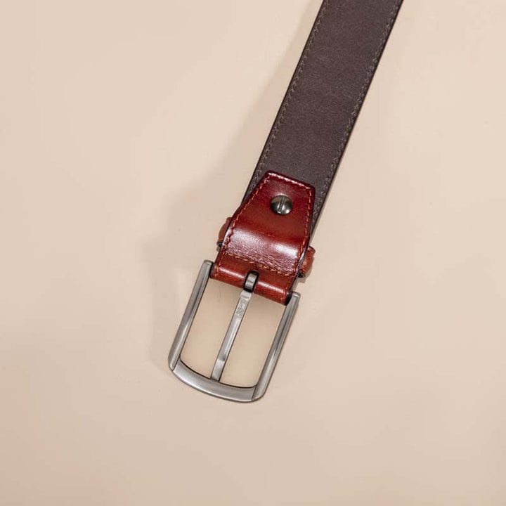 Ceinture en cuir d'alligator à motif crocodile exotique