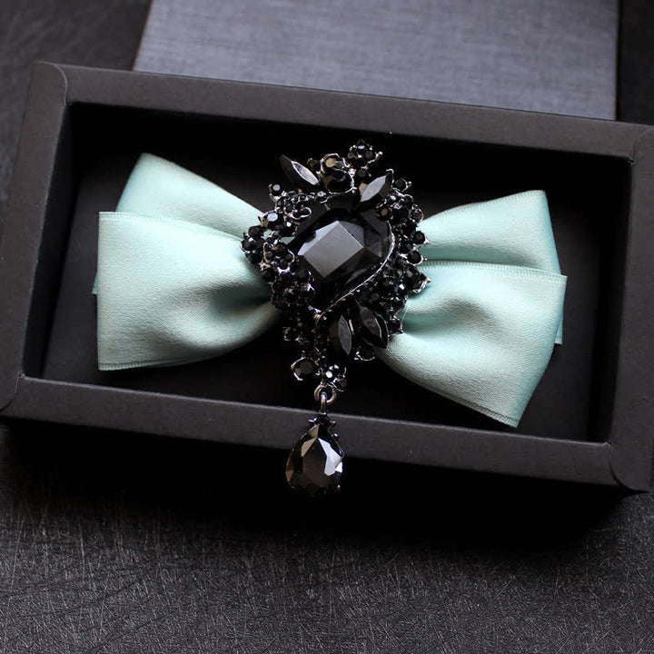 Nœud papillon pour homme avec ornement en cristal