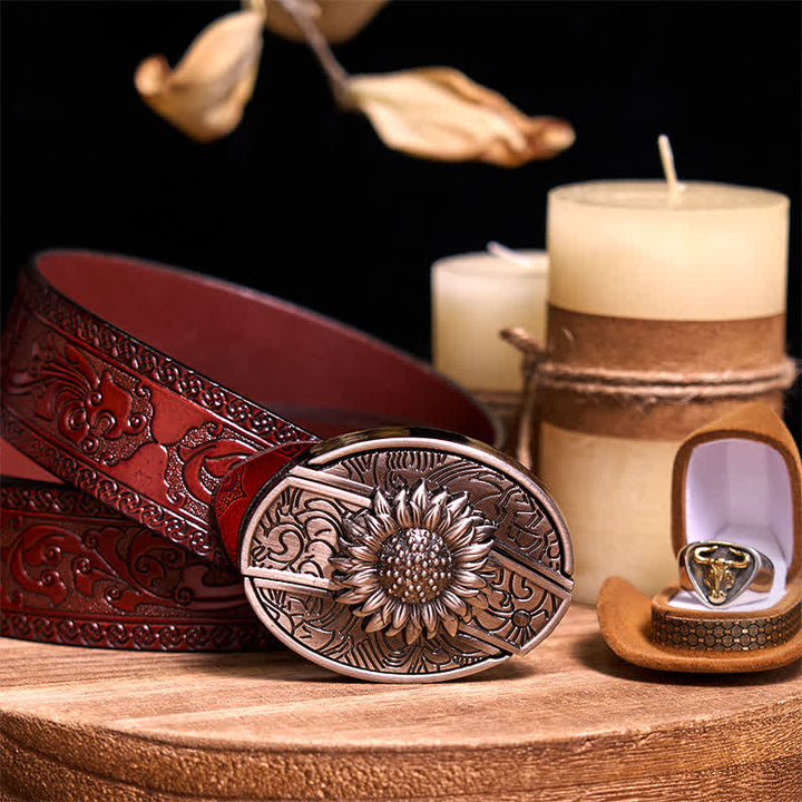 Ensemble de boucles de ceinture fonctionnelles à faire soi-même, couteau caché, anneau de taureau rétro