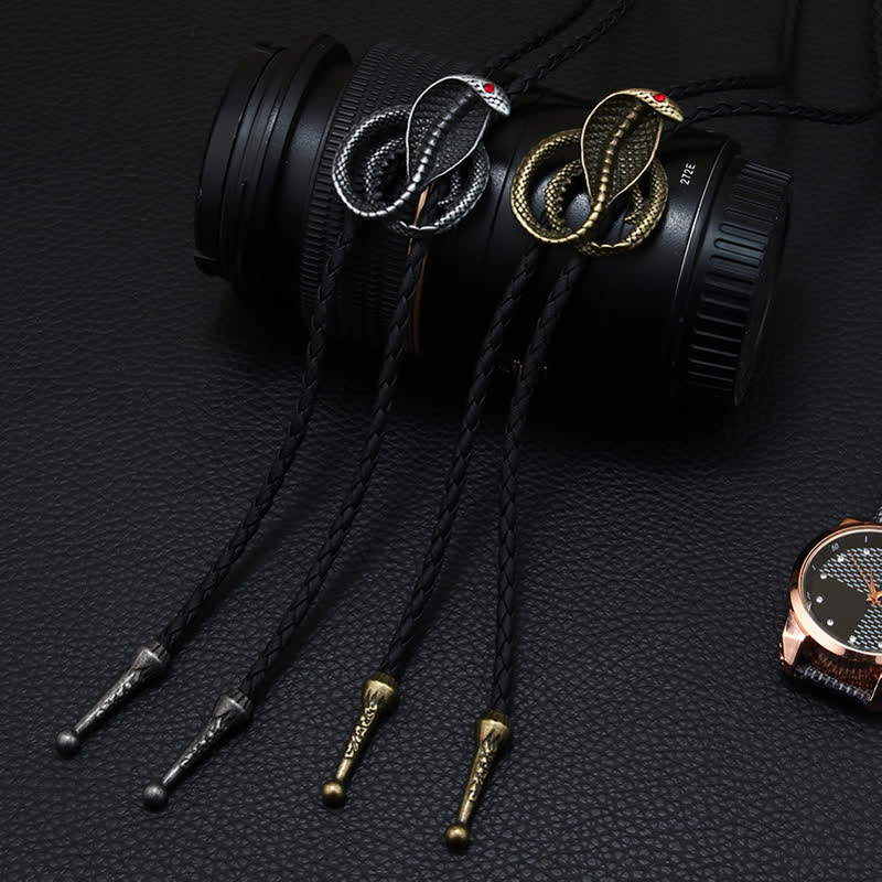 Cravate Bolo Serpent Western Punk Cobras