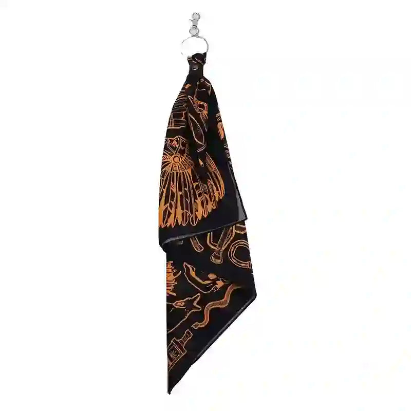 Foulard carré ethnique indien à motifs du Far West