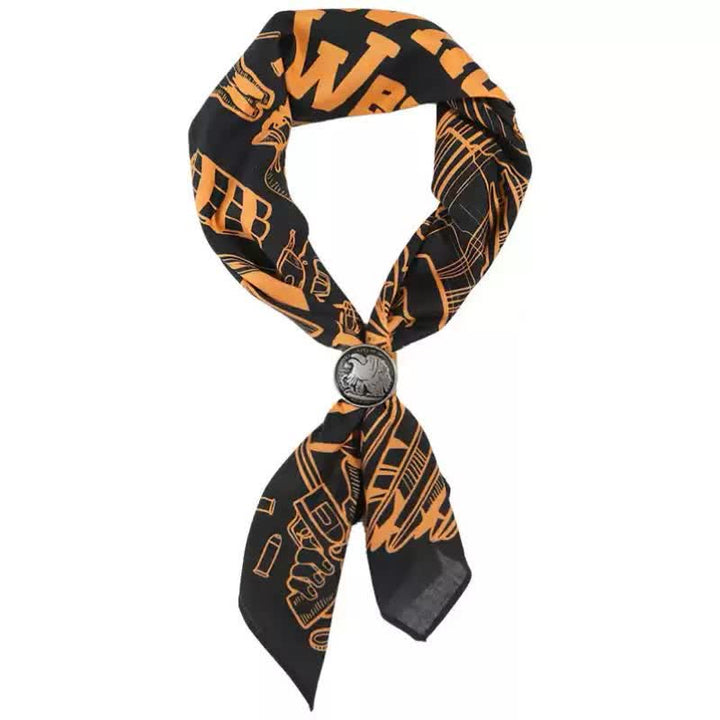 Foulard carré ethnique indien à motifs du Far West