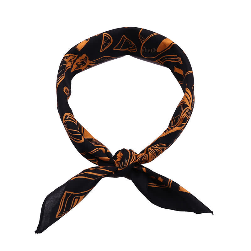 Foulard carré ethnique indien à motifs du Far West