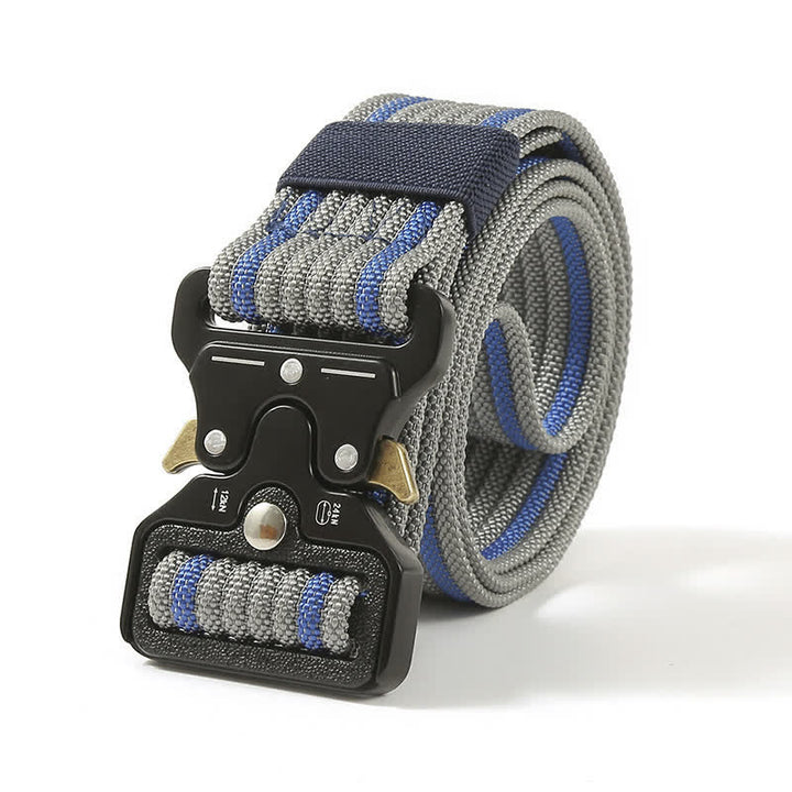 Ceinture tactique robuste avec boutons de déverrouillage pour hommes