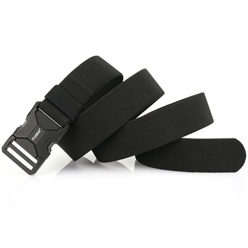 Ceinture tactique élastique à boucle à dégagement rapide simple pour hommes