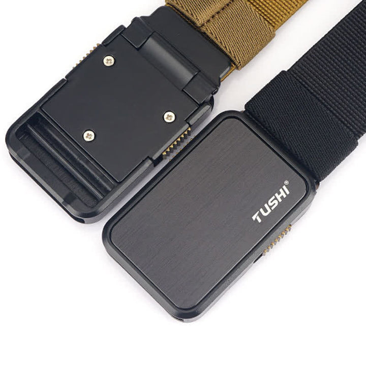 Ceinture tactique à boucle à dégagement rapide pour travail militaire pour hommes