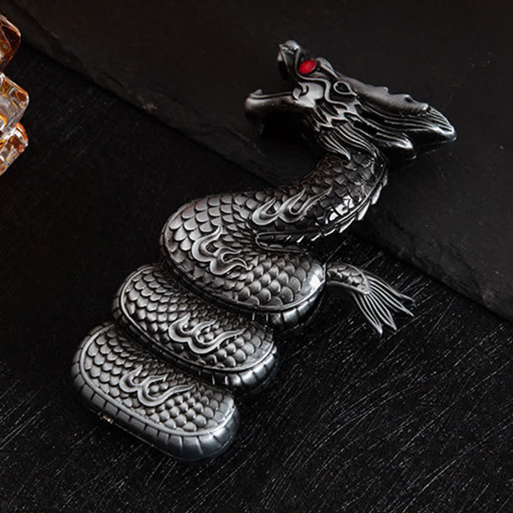 Briquet au butane rechargeable en forme de dragon unique et créatif