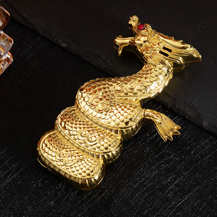 Briquet au butane rechargeable en forme de dragon unique et créatif
