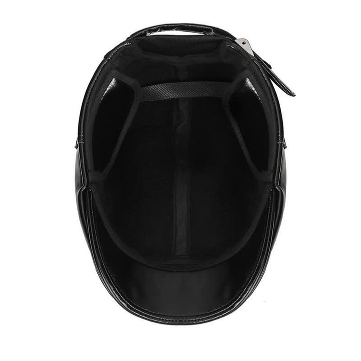 Béret noir décontracté avec cache-oreilles pour l'hiver