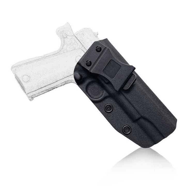 Sacoche ceinture rigide noire avec clip de ceinture