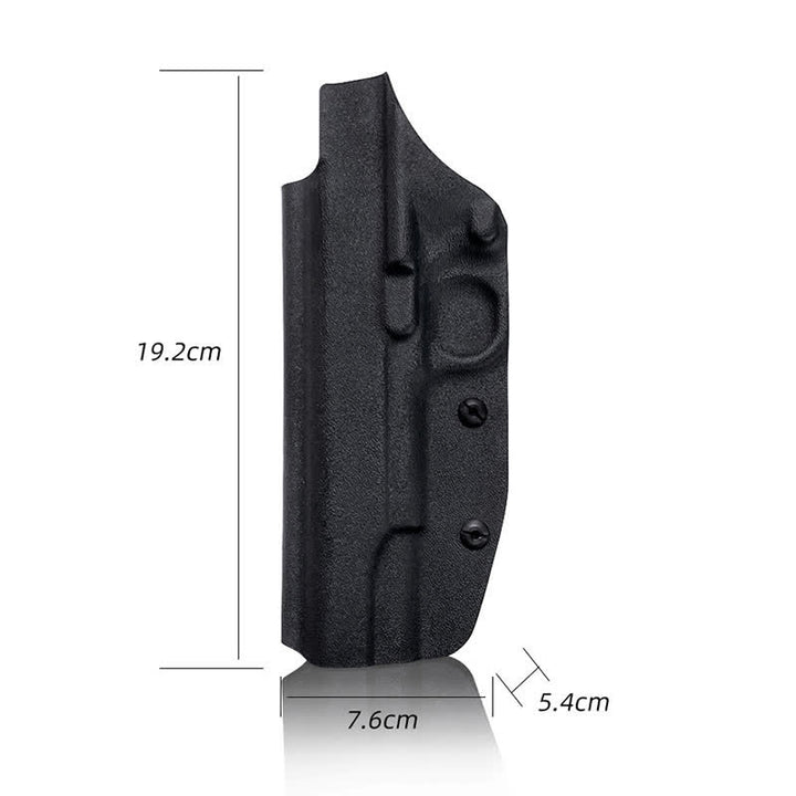 Sacoche ceinture rigide noire avec clip de ceinture