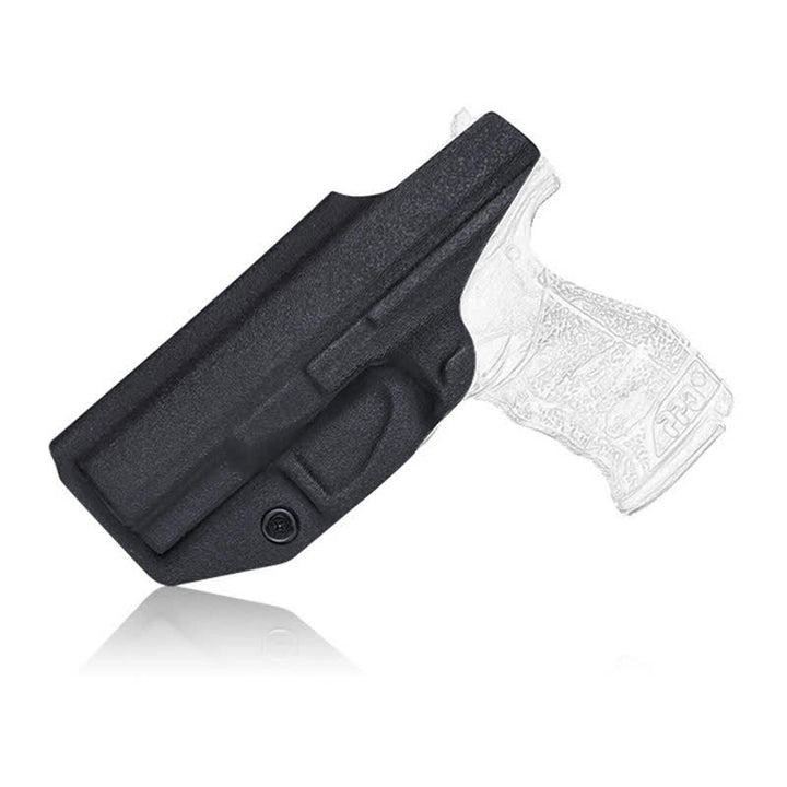 Sacoche ceinture rigide noire avec clip de ceinture