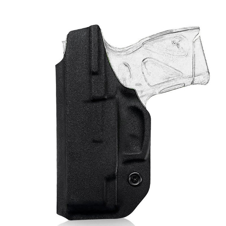 Sacoche ceinture rigide noire avec clip de ceinture